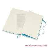 Notesz sima MOLESKINE QP062B35"L" keményfedeles hamukék