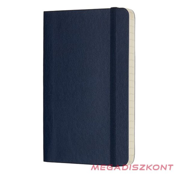 Notesz vonalas MOLESKINE QP611B20 "P" puhafedeles zafirkék