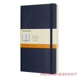 Notesz vonalas MOLESKINE QP616B20 "L" puhafedeles zafirkék