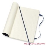 Notesz vonalas MOLESKINE QP616B20 "L" puhafedeles zafirkék