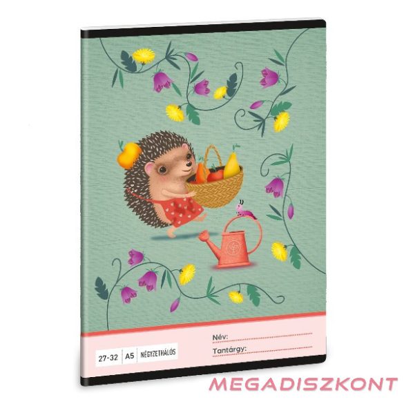 Füzet kockás ARS UNA A/5 32 lapos 27-32 Apple Pie