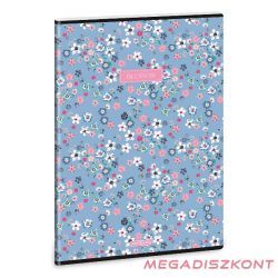   Füzet sima ARS UNA A/4 40 lapos Extra kapcsos Pearl Blossom Blue