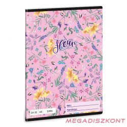 Füzet sima ARS UNA A/5 32 lapos 20-32 Fleur