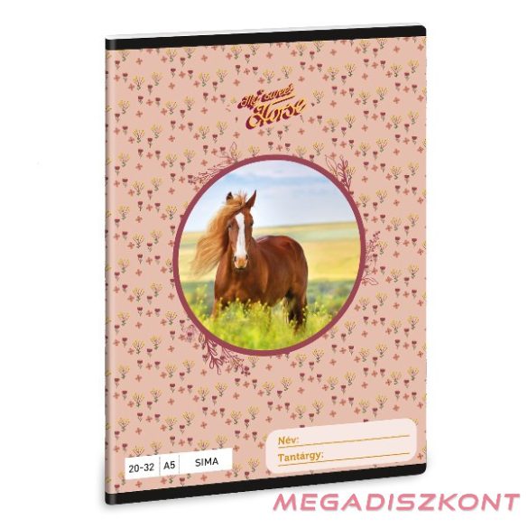 Füzet sima ARS UNA A/5 32 lapos 20-32 My Sweet Horse