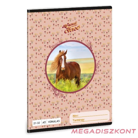 Füzet vonalas ARS UNA A/5 32 lapos 21-32 4-8. osztályos My Sweet Horse