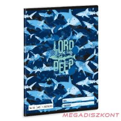  Füzet vonalas ARS UNA A/5 32 lapos 14-32 1. osztályos Lord Of The Deep