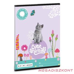   Füzet ARS UNA A/5 32 lapos vonalas 16-32 II. osztályos Cute Animals-Kitten