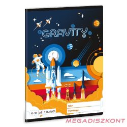   Füzet vonalas ARS UNA A/5 32 lapos 12-32 3. osztályos Gravity