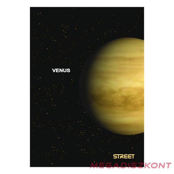 Füzet kockás STREET A/4 54 lapos Planets