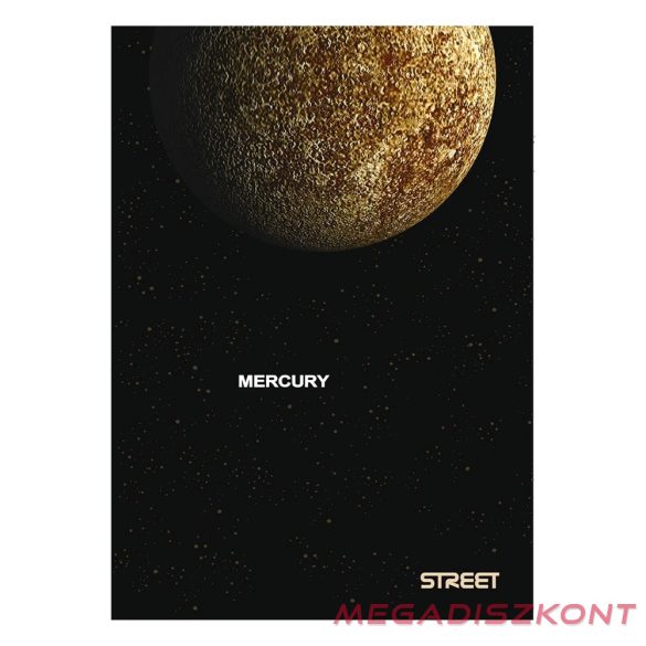 Füzet kockás STREET A/4 54 lapos Planets