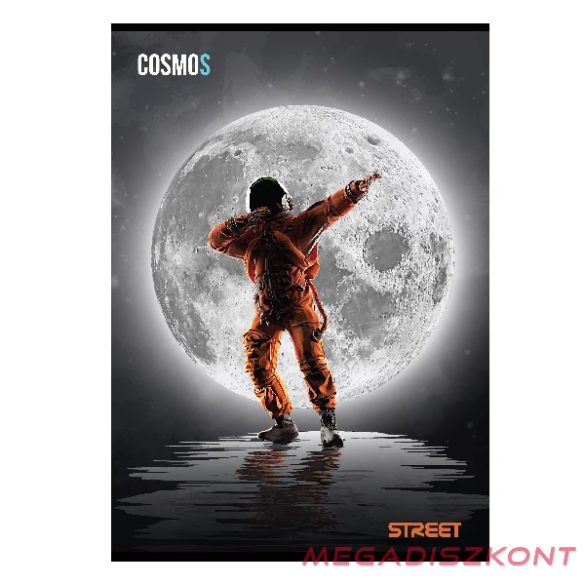 Füzet kockás STREET A/4 54 lapos Space