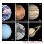 Füzet vonalas STREET A/4 54 lapos Planets margóval