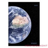 Füzet vonalas STREET A/4 54 lapos Planets margóval