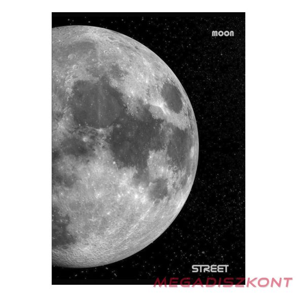 Füzet vonalas STREET A/4 54 lapos Planets margóval