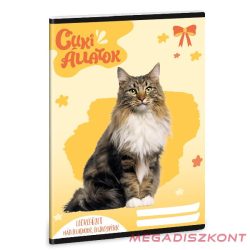 Leckefüzet ARS UNA A/5 32 lapos Cuki-Norvég erdei macska