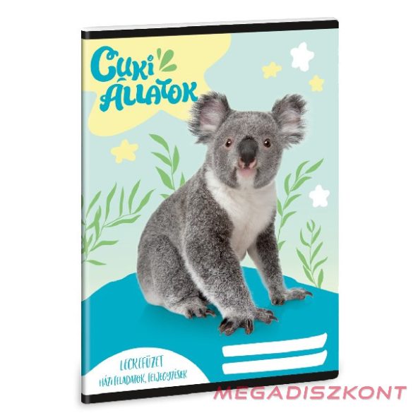 Leckefüzet ARS UNA A/5 32 lapos Cuki-Koala