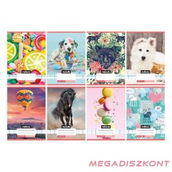 Füzet kockás NEBULO A/5 32 lapos 27-32 Cuki 16 darabos