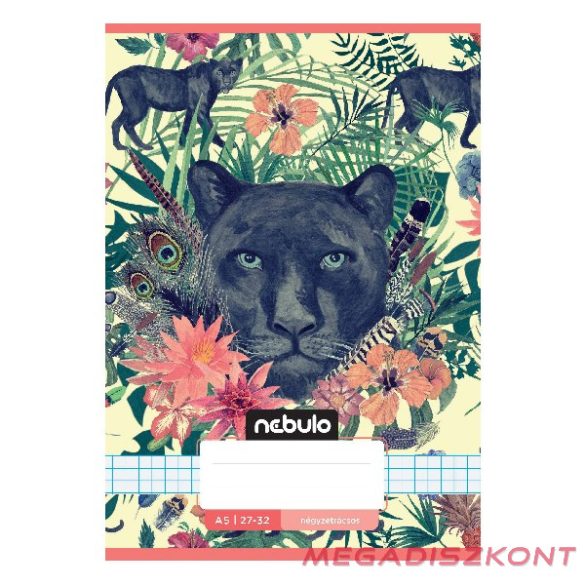 Füzet kockás NEBULO A/5 32 lapos 27-32 Cuki 16 darabos