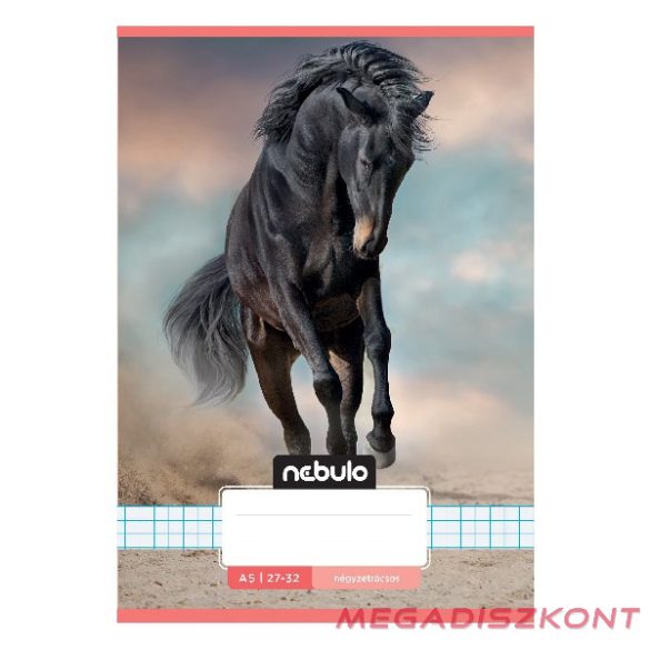 Füzet kockás NEBULO A/5 32 lapos 27-32 Cuki 16 darabos