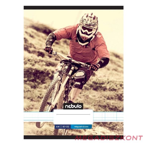 Füzet kockás NEBULO A/4 32 lapos 87-32 Xtreme 12 darabos