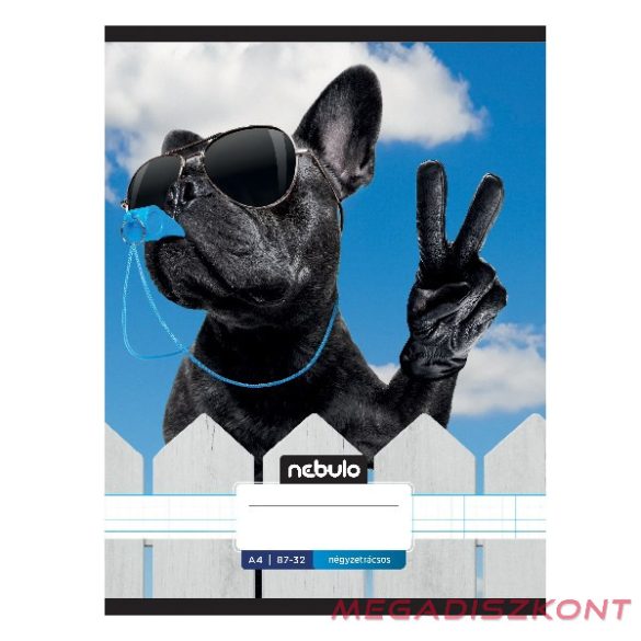 Füzet kockás NEBULO A/4 32 lapos 87-32 Xtreme 12 darabos