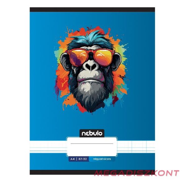 Füzet kockás NEBULO A/4 32 lapos 87-32 Xtreme 12 darabos