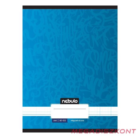 Füzet kockás NEBULO A/4 32 lapos 87-32 Xtreme 12 darabos