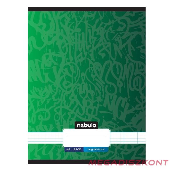 Füzet kockás NEBULO A/4 32 lapos 87-32 Xtreme 12 darabos