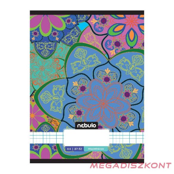 Füzet kockás NEBULO A/4 32 lapos 87-32 L-Design 12 darabos