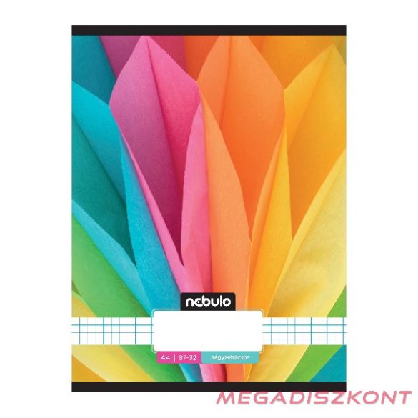 Füzet kockás NEBULO A/4 32 lapos 87-32 L-Design 12 darabos