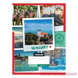 Füzet kockás NEBULO A/4 32 lapos 87-32 Ország-Város 12 darabos