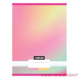 Füzet kockás NEBULO A/4 32 lapos 87-32 Monochrome és Gradient lányos 12 darabos