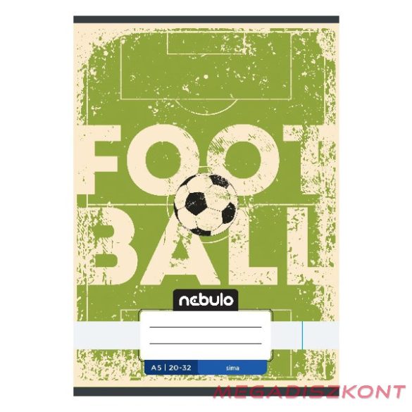Füzet sima NEBULO A/5 32 lapos 20-32 Vagány 16 darabos
