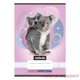 Füzet sima NEBULO A/5 32 lapos 20-32 Állatok 16 darabos