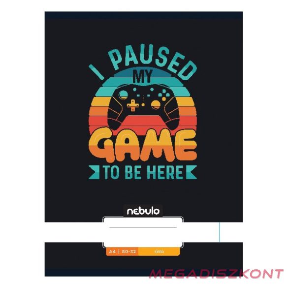 Füzet sima NEBULO A/4 32 lapos 80-32 Xtreme 12 db/csomag