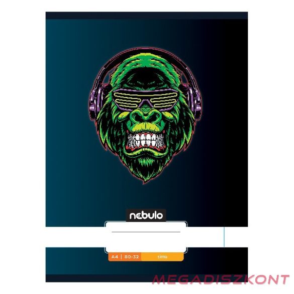 Füzet sima NEBULO A/4 32 lapos 80-32 Xtreme 12 db/csomag