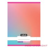 Füzet sima NEBULO A/4 32 lapos 80-32 Monochrome és Gradient lányos 12 darabos