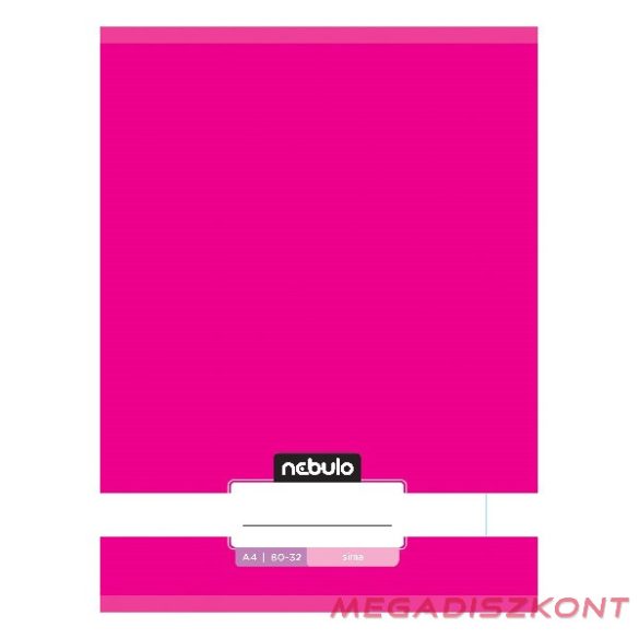 Füzet sima NEBULO A/4 32 lapos 80-32 Monochrome és Gradient lányos 12 darabos