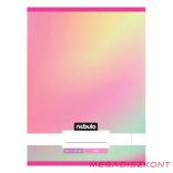 Füzet sima NEBULO A/4 32 lapos 80-32 Monochrome és Gradient lányos 12 darabos