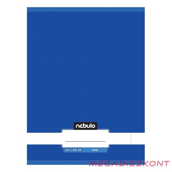 Füzet sima NEBULO A/4 32 lapos 80-32 Monochrome és Gradient fiús 12 darabos