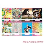 Füzet vonalas NEBULO A/5 32 lapos 21-32 4-8.osztályos Cuki II. 16 darabos