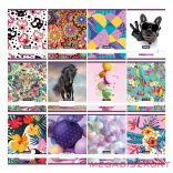 Füzet vonalas NEBULO A/4 32 lapos 81-32 L-Design 12 darabos