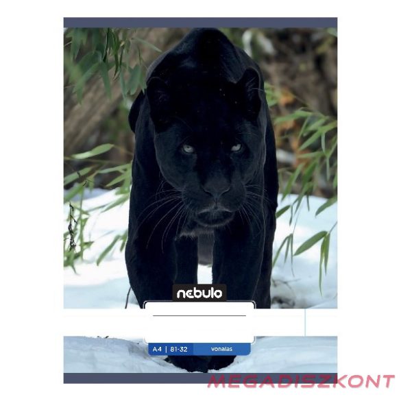 Füzet vonalas NEBULO A/4 32 lapos 81-32 Állatok 12 darabos