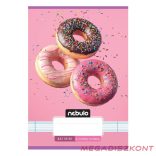 Füzet vonalas NEBULO A/5 32 lapos 16-32 2.osztályos Cuki 16 darabos