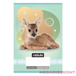 Füzet vonalas NEBULO A/5 32 lapos 16-32 2.osztályos Állatok 16 darabos