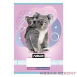 Füzet vonalas NEBULO A/5 32 lapos 16-32 2.osztályos Állatok 16 darabos