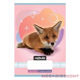 Füzet vonalas NEBULO A/5 32 lapos 16-32 2.osztályos Állatok 16 darabos