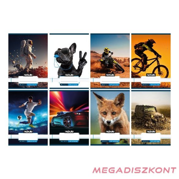 Füzet vonalas NEBULO A/5 32 lapos 12-32 3.osztályos Vagány 16 darabos