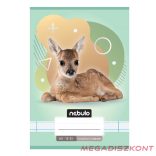 Füzet vonalas NEBULO A/5 32 lapos 12-32 3.osztályos Állatok 16 darabos