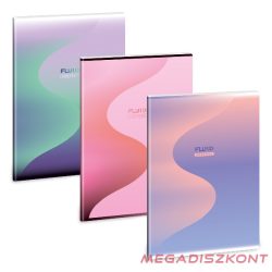 Füzet sima ARS UNA A/4 40 lapos Extra kapcsos Fluid